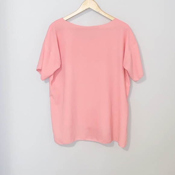 Rachel Roy Pink Crewneck Blouse - M - Picture 3 of 6